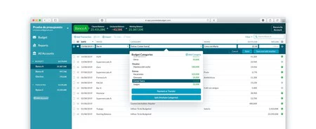 YNAB の対応するカテゴリに新しい支出または収入を追加します。