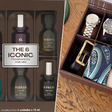 Mercadona tiene el mejor regalo para los hombres: un estuche con sus mejores perfumes que también se convierte en la mejor forma de guardar tus relojes
