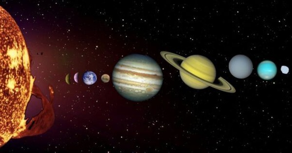 Reduciendo la escala del Sistema Solar para entenderlo mejor: la Tierra mide 2 mm, el Sol 20 cm...