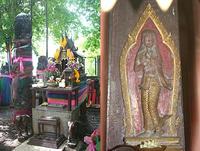 Tailandia: santuario Chao Mae de la diosa Tuptim