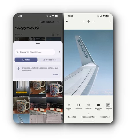 Snapseed 4.0 Selector