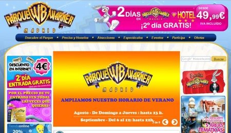 Parque Warner, 50% de descuento a desempleados en agosto y septiembre