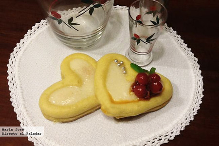 Puits d´amour o corazones de masa con crema chiboust a la vainilla. Receta para San Valentín