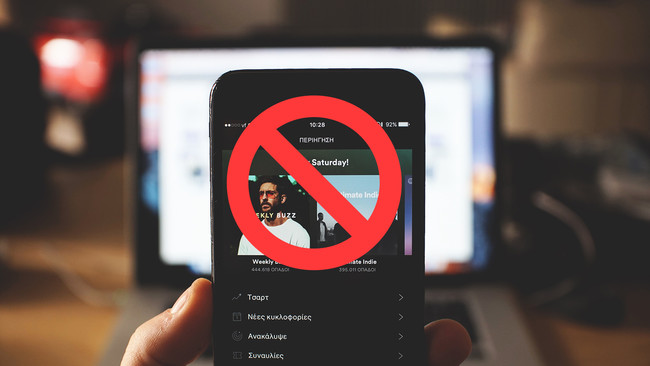 Bloquear Artista Spotify