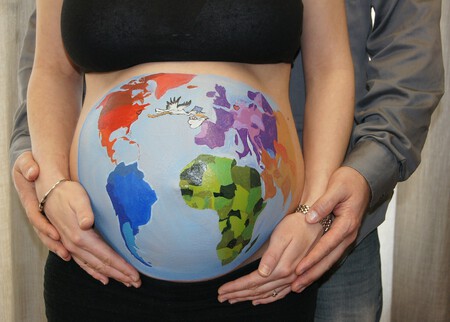 33 ideas bonitas para pintar tu barriga de embarazada