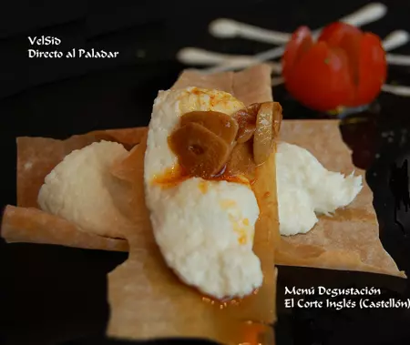 Restaurante El Corte Inglés, menú degustación junio 07