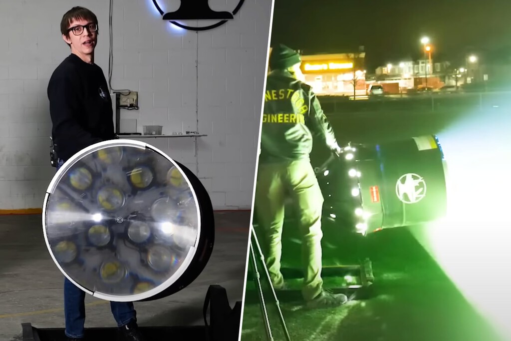 Así es la linterna más potente del mundo: medio millón de lúmenes y potencia para iluminar un campo de fútbol