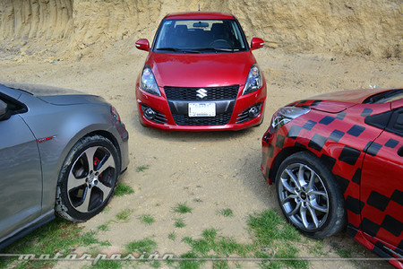 Comparativa: Suzuki Swift Sport vs Renault Clio RS vs Volkswagen Golf GTI (Parte 2)