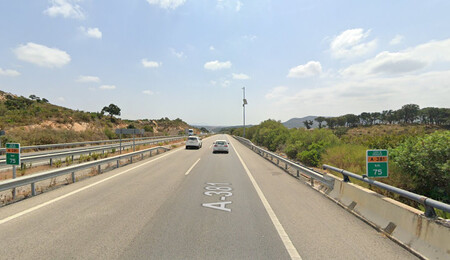 Radar en el km 75 de la A-381 en Cádiz