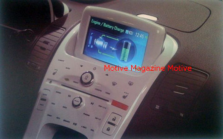 Un vistazo furtivo al interior del Chevrolet Volt