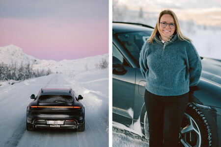 Porsche Taycan Autoescuela Noruega Sonja Oei Petersen