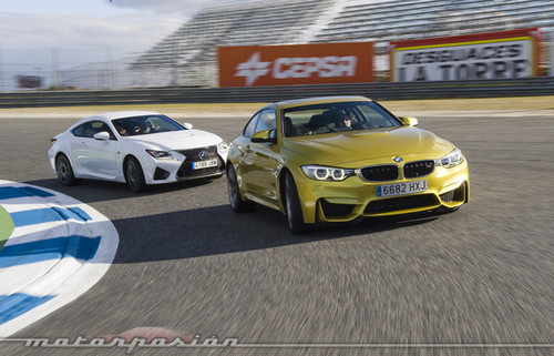 Lexus RC F contra BMW M4 Coupé, comparativa (parte 2)