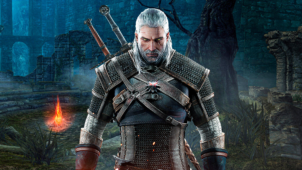The Witcher 3 esconde un guiño a Dark Souls en un pozo muy profundo: Geralt se transforma en un SinLuz por unos momentos The Witcher 3 esconde un guiño a Dark Souls en un pozo muy profundo: Geralt se transforma en un SinLuz por unos momentos
