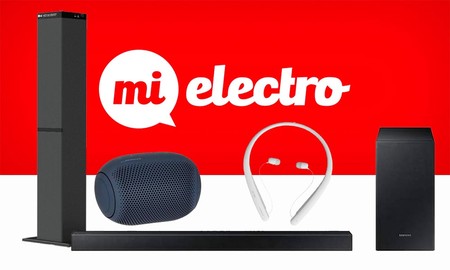 Sonido LG y Samsung en MiElectro: barras y torres de sonido, altavoces portables y auriculares a los mejores precios