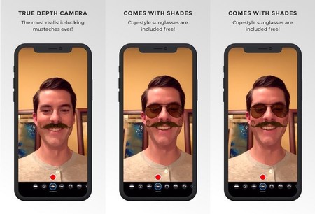 Mustache AR es una divertídisima app para ponerte bigotes imposibles en tu cara