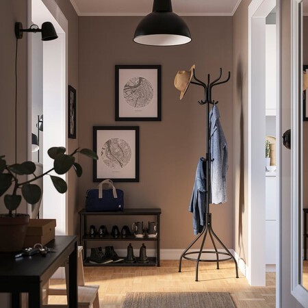 Nipasen Perchero Negro Ikea