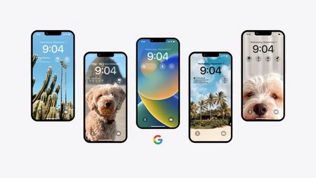 Widgets de pantalla de bloqueo de Google iOS 16