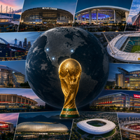 Por dentro dos 16 estádios da Copa do Mundo de 2026 e o abismo de luxo que transformou essas arenas em fortalezas bilionárias 