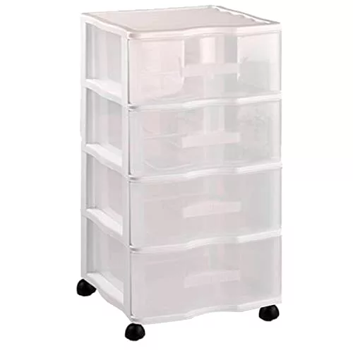 AC - Cajonera de Almacenamiento WGN - 4 Cajones - 67,5 x 37 x 39 cm 