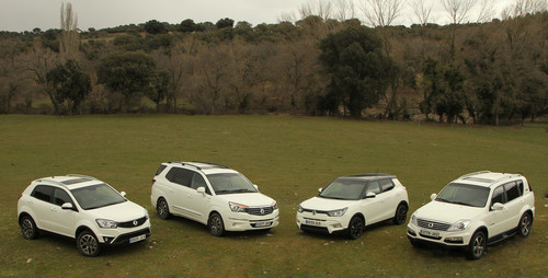 Probamos el nuevo Tivoli 4x4, y de paso los Korando, Rexton y Rodius con nuevo motor y cambios