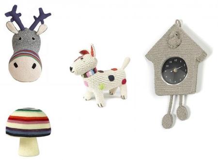 Originales complementos de crochet para decorar la habitación infantil