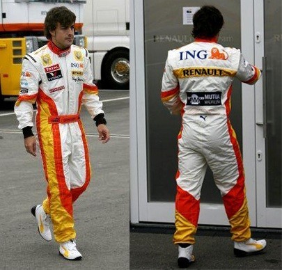 El nuevo mono de Fernando Alonso, también desvelado