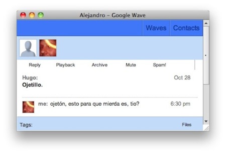 Waver, un cliente multiplataforma para Google Wave
