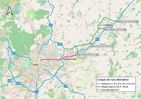 Rutas alternativas para entrar en Madrid por la Cumbre de la OTAN