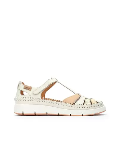 Pikolinos Zapatos semiabiertos en Cuero Tenerife para Señora Color Nata