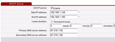 Configuración del router