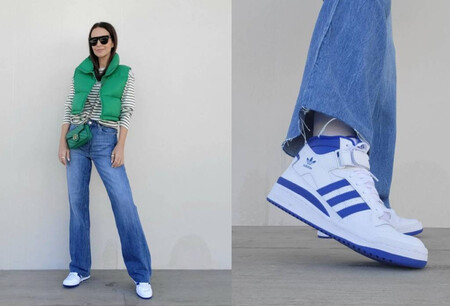 Paula Echevarría tiene los vaqueros de Guess tendencia esta temporada (y combinados con las zapatillas del momento)