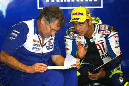 Valentino Rossi no quiere correr sin Jeremy Burgess