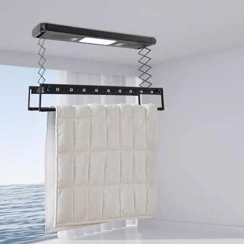 Gdetnysty Tendedero eléctrico con mando a distancia