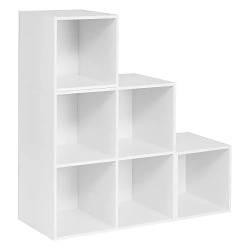 WOLTU Estanteria Libreria de Almacenamiento de Madera