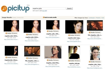 Picitup, nuevo buscador visual de imágenes