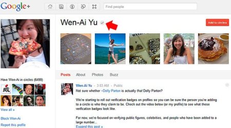 Google+ lanza su propia versión de "cuentas verificadas" para famosos