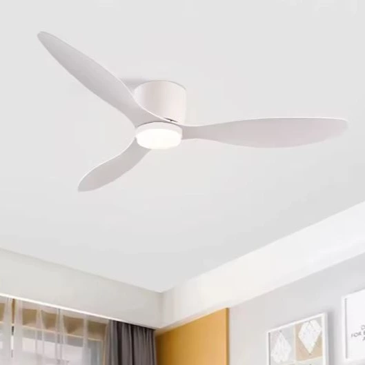 Luz de ventilador de techo IRALAN, Motor CC silencioso de ahorro de energía, luz de ventilador ajustable de 6 velocidades regulable de 3 colores para dormitorio y sala de estar