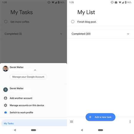 My Tasks Android P