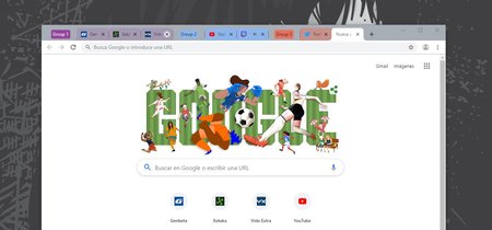 Google Chrome ya permite organizar pestañas en grupos, así puedes probar esta función experimental