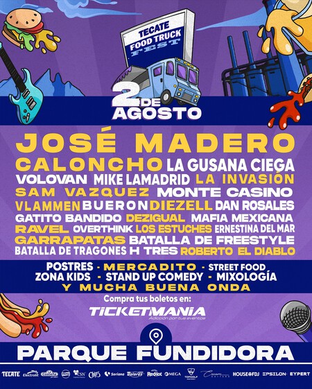Mixología, street food y mucho más te espera en Tecate Food Truck Fest 2025: cuándo, dónde y qué artistas se presentarán