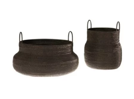 Cestos de rattan para usos diversos