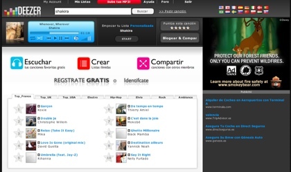 Deezer, escuchando música de forma legal y gratis