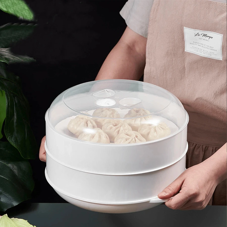 Vaporera tres niveles para microondas