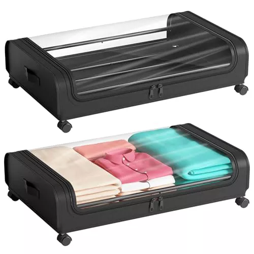 Cajas Almacenaje Ropa Bolsas de Almacenamiento Guardar 2 Piezas