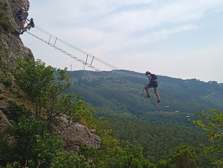 Ruta Senderismo Galicia Vistas Montanan Via Ferrata Aventuras Turismo Activo