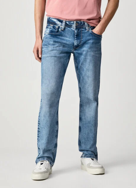 KINGSTON ZIP RELAXED FIT REGULAR WAIST JEANS