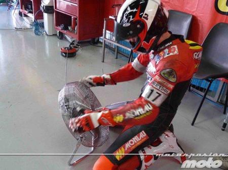 Ventilación antes de los cronometrados