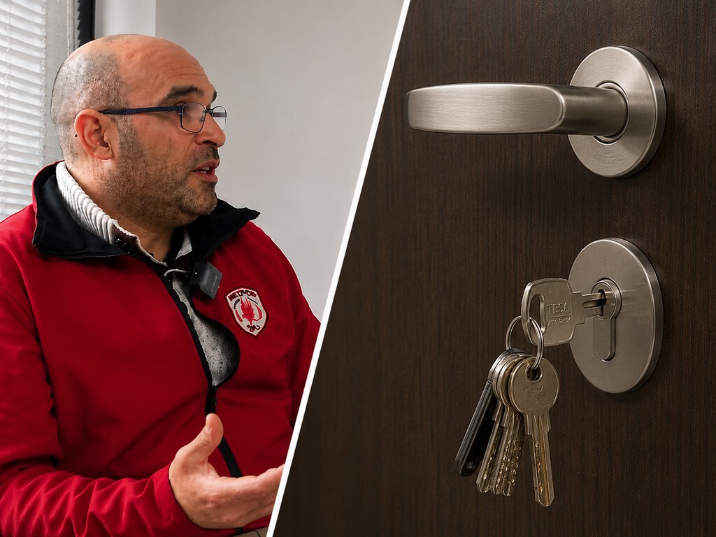 Samuel Prieto, experto en seguridad: «Pasar la llave al cerrar la puerta no da más seguridad y puede ser contraproducente»