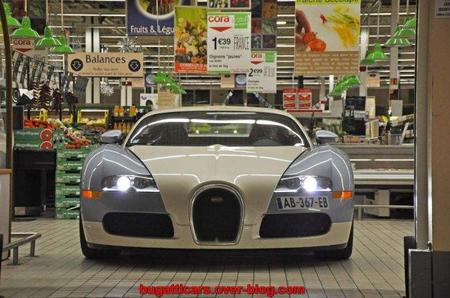 Bugatti Veyron Supermercado