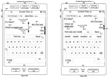 Una nueva patente de Apple revela un iChat en el iPhone